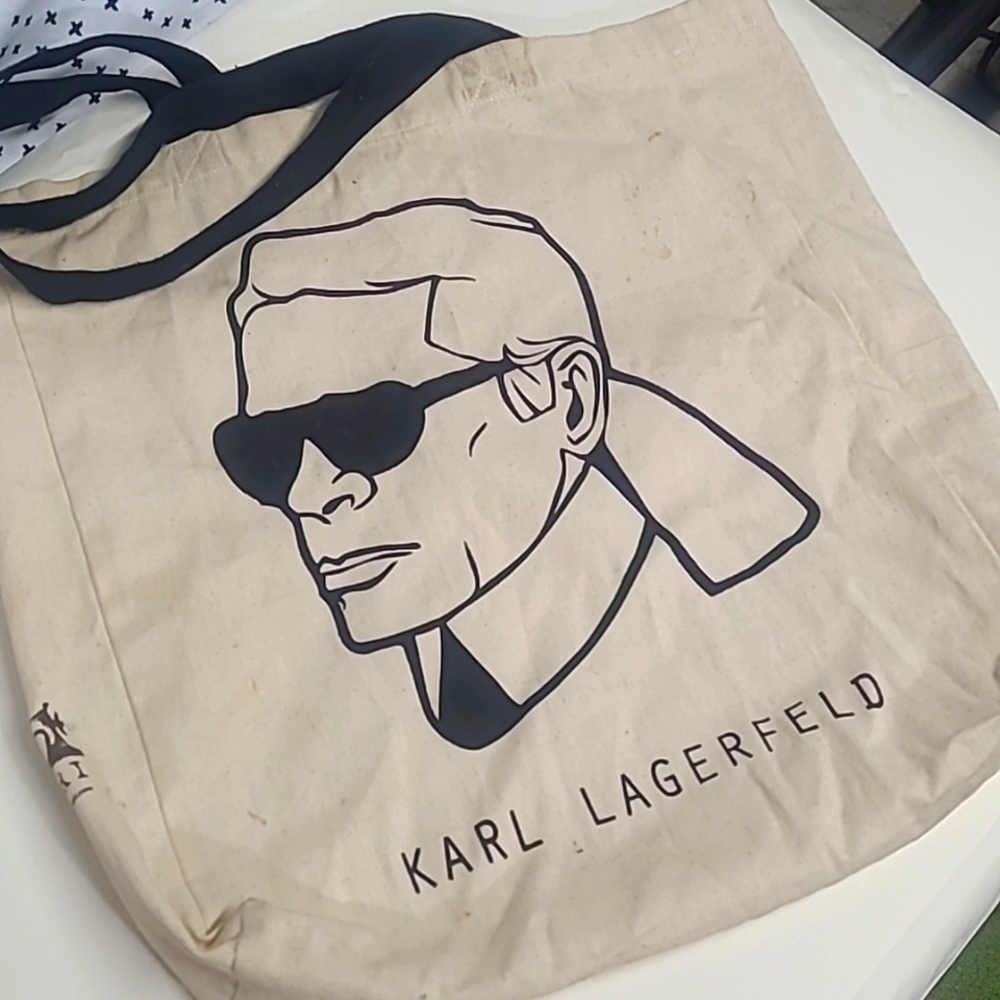The Fri Karl Lagerfeld-themed Grocery Tote Reusable